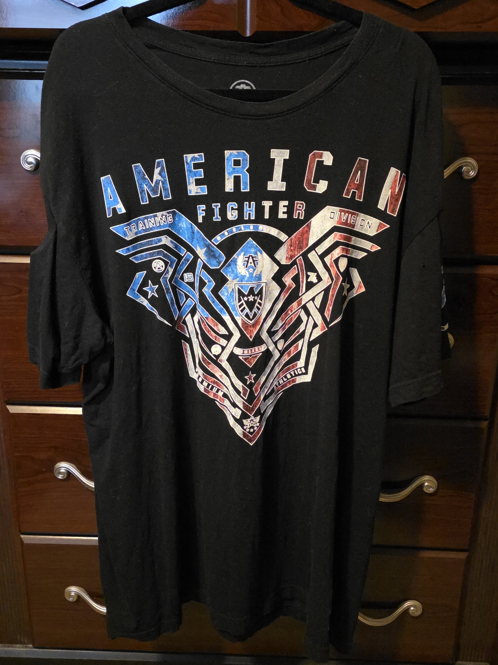 American Fighter Men's 3xl Black Graphic Logo T-Shirt